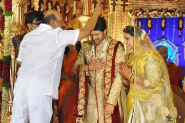 Music Director Koti Son Rajeev Wedding Reception Photos